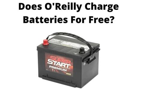 O'Reilly Auto Parts has the parts and accessories, tools, and the knowledge you may need to repair your vehicle the right way. . Does oreilly charge batteries